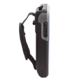 Rugged Case accessory for Linea Pro 5 1D with magstripe reader slot open left sideways view CS-RMS-LP51D-STR-G-BK