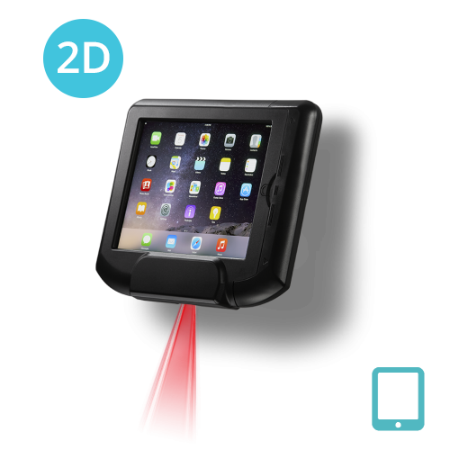 IO-O2D-A-BK Infinea Omni 2D barcode reader for iPad Air wall mountable black colour